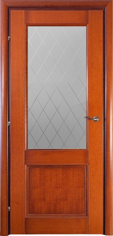 межкомнатные двери  Краснодеревщик 3324 Кристалл бразильская груша